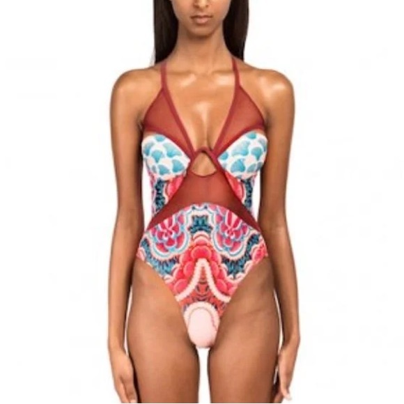 ANDREA IYAMAH Floral Multicolor One-Piece Swimsuit - Picture 9 of 9